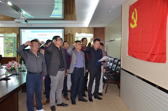 （重温入党誓词现场 谈球吧体育朱泽东摄影）.JPG